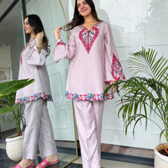 Blush Heart Kurta Set