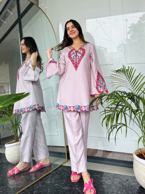 Blush Heart Kurta Set