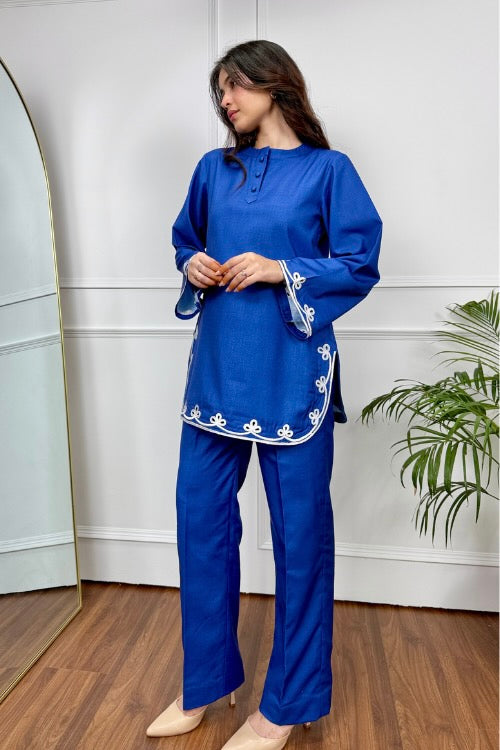Denim Dastan Kurta Set