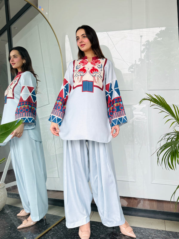 Blue Essence Kurta Set