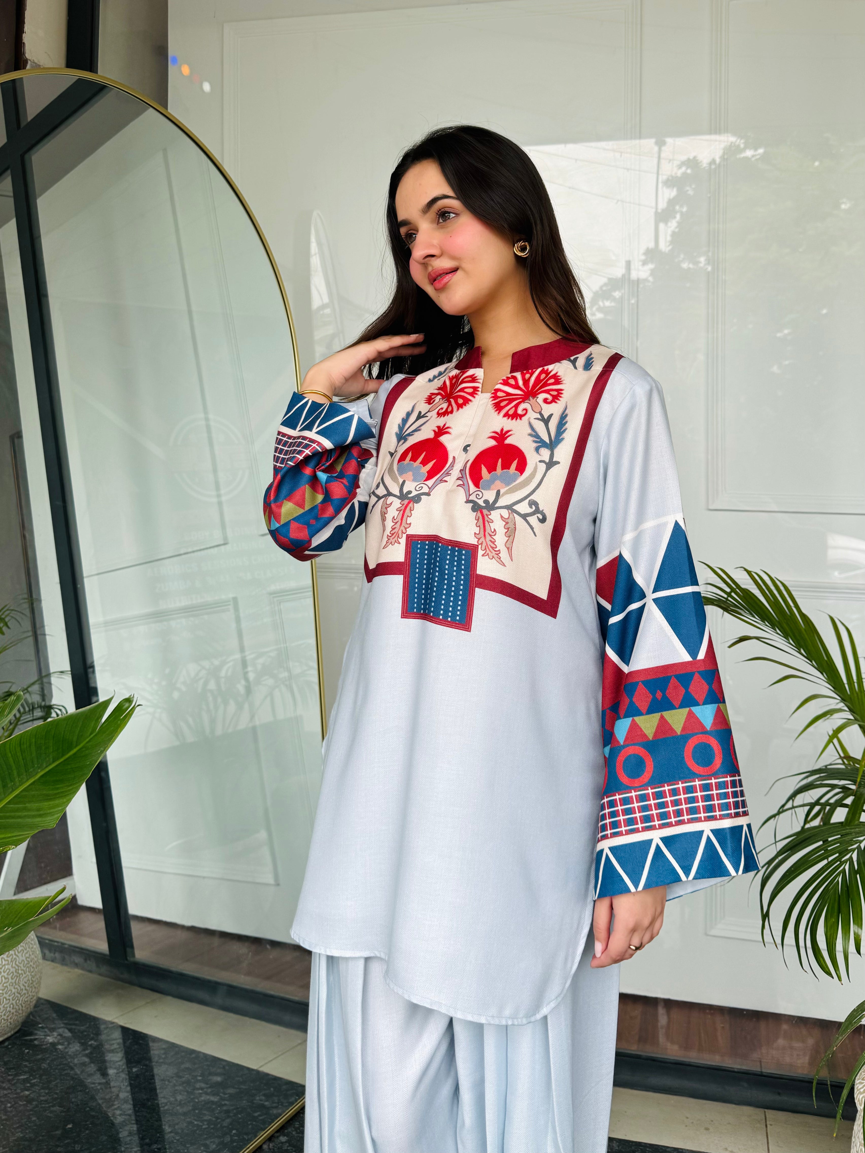 Blue Essence Kurta Set