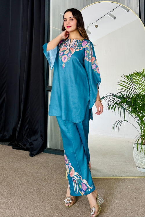 Teal Bloom Summer Co-ord