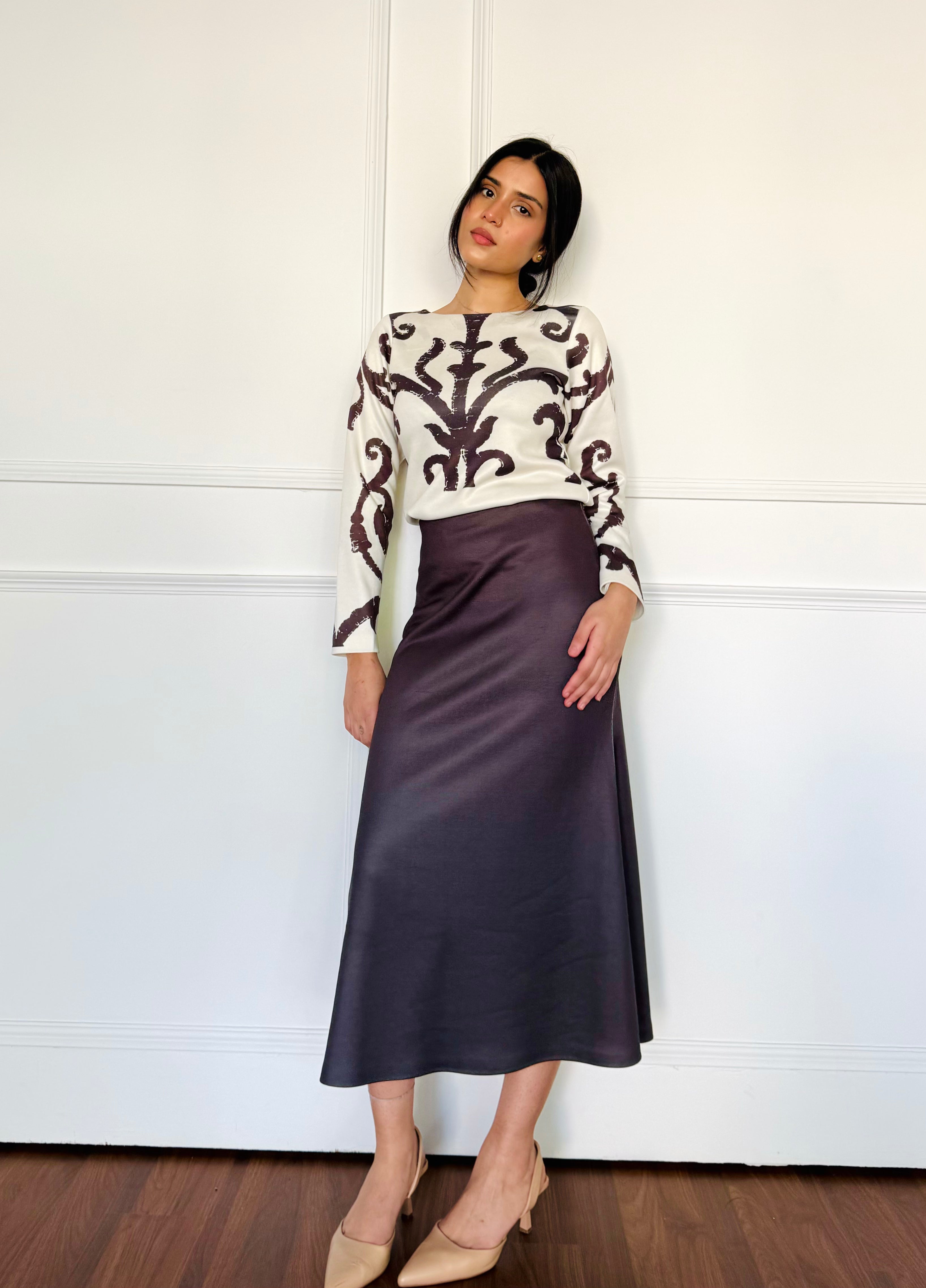 Mocha Cream Woollen Co-ord Set