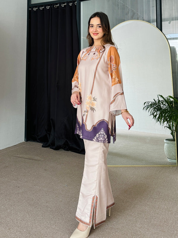 Sara Pastel Winter Kurta Set