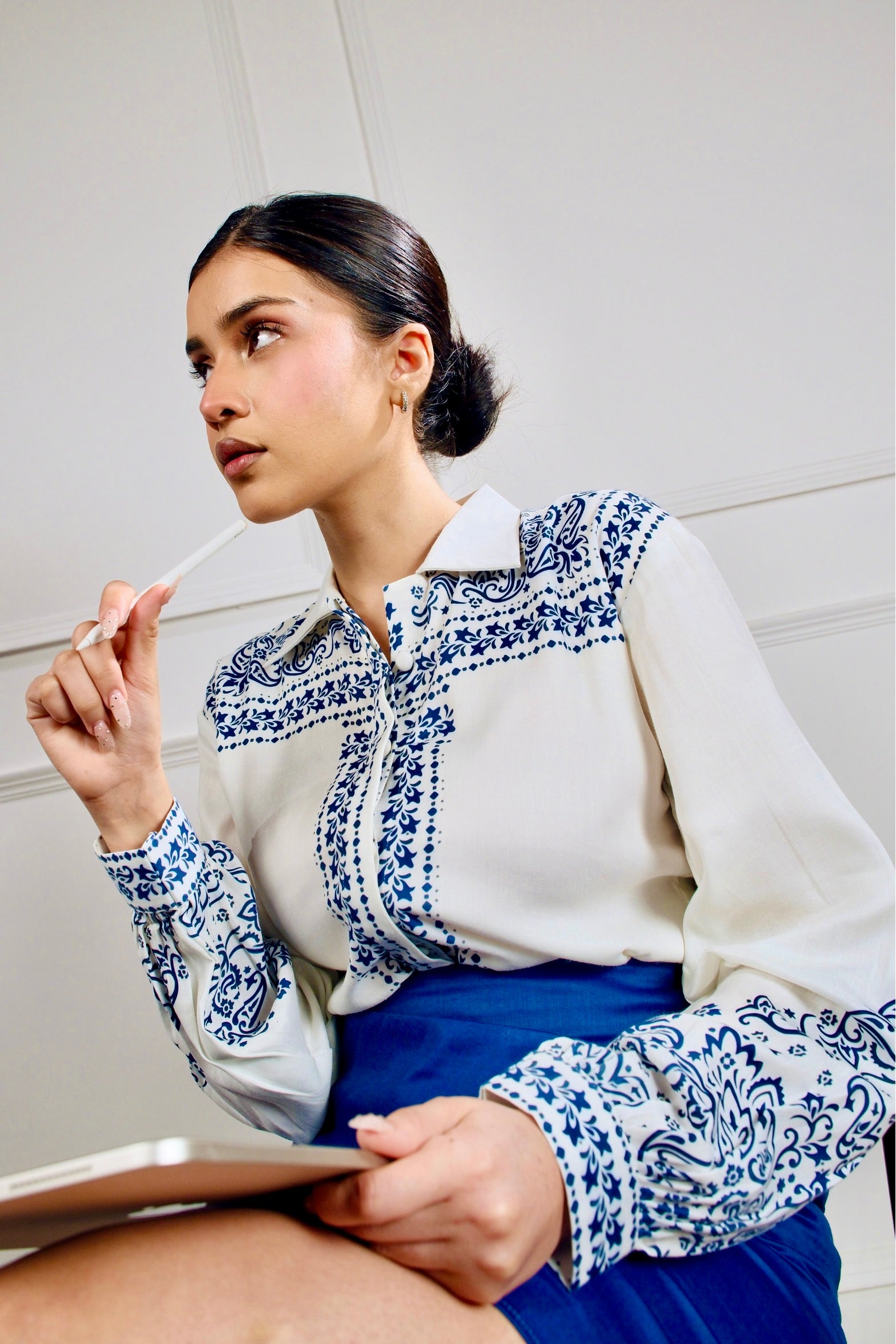 Effortless Work Skirt Set