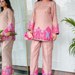 Mocha Rose Kurta Set