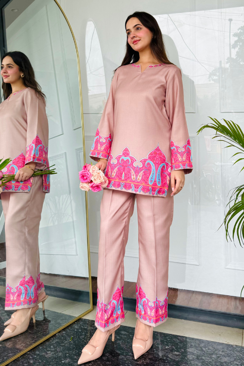 Mocha Rose Kurta Set