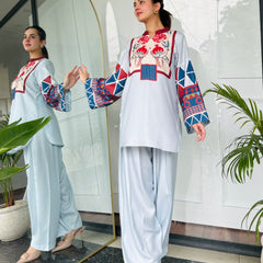 Blue Essence Kurta Set