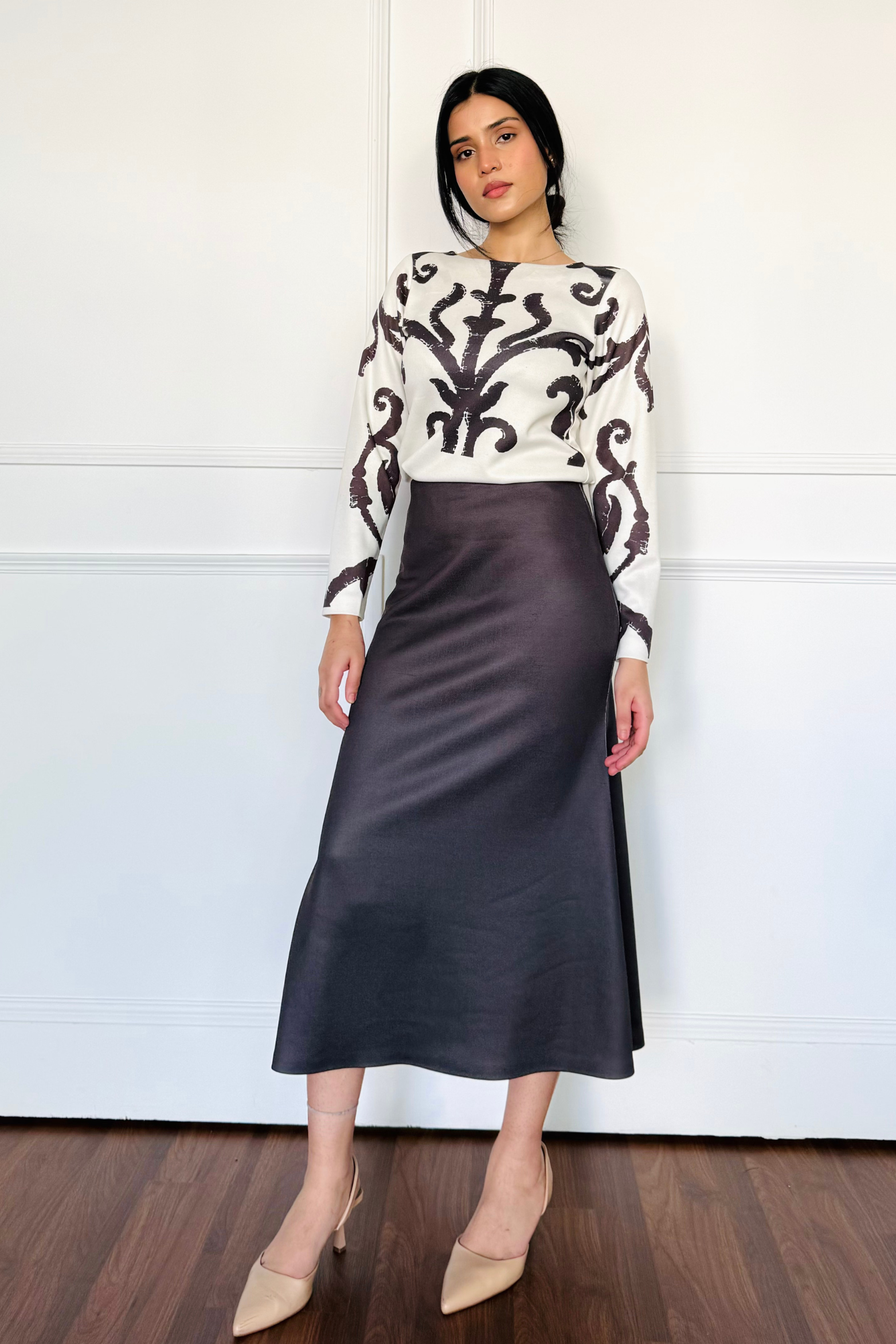 Mocha Cream Woollen Co-ord Set