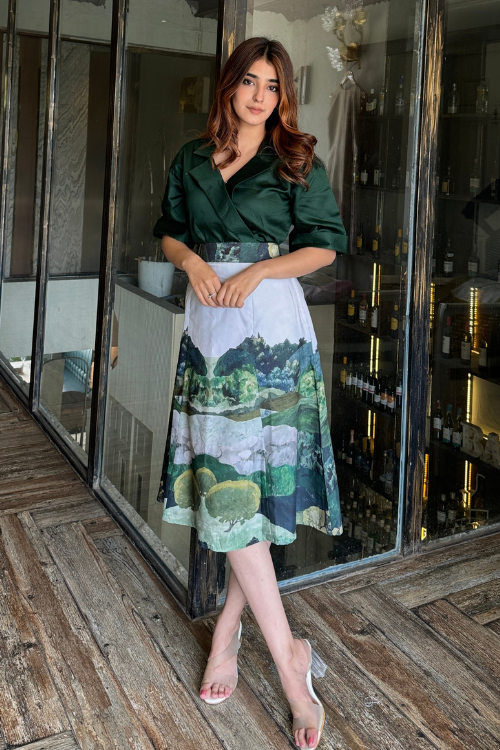 European Style Skirt Set