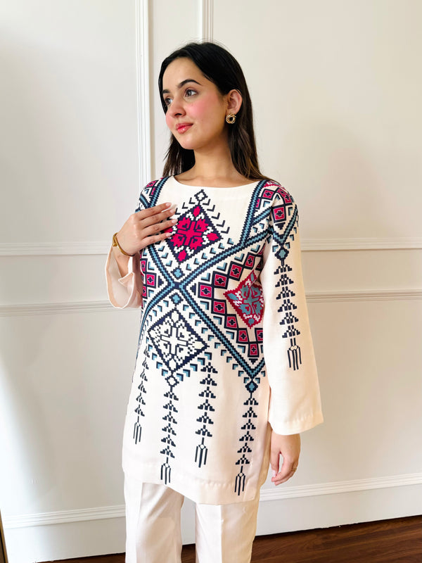 Ivory Radiance Kurta Set