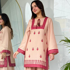 Beige Royale Farshi Salwaar Set