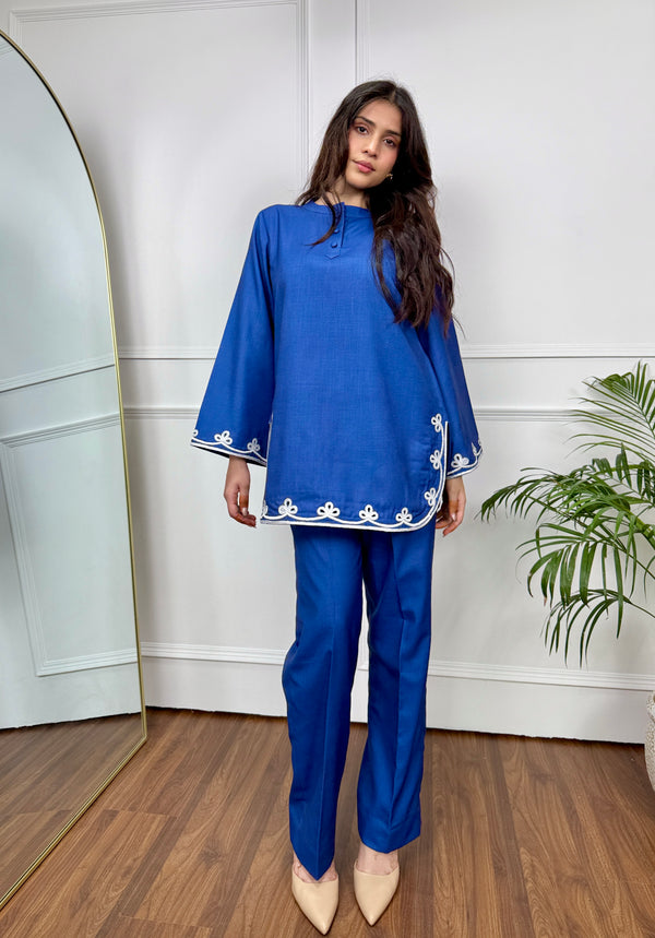 Denim Dastan Kurta Set