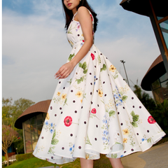 Lily Grace Floral Midi Dress