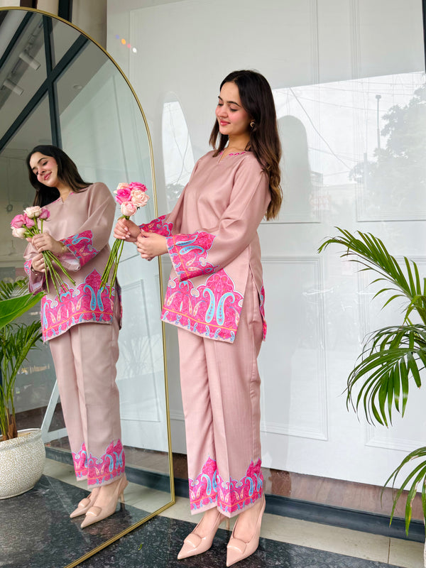 Mocha Rose Kurta Set