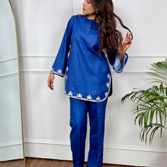Denim Dastan Kurta Set