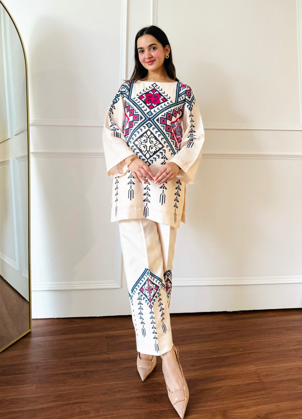 Ivory Radiance Kurta Set
