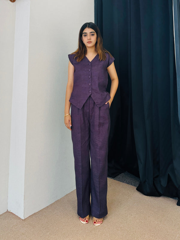 Eva Formal Linen Coord
