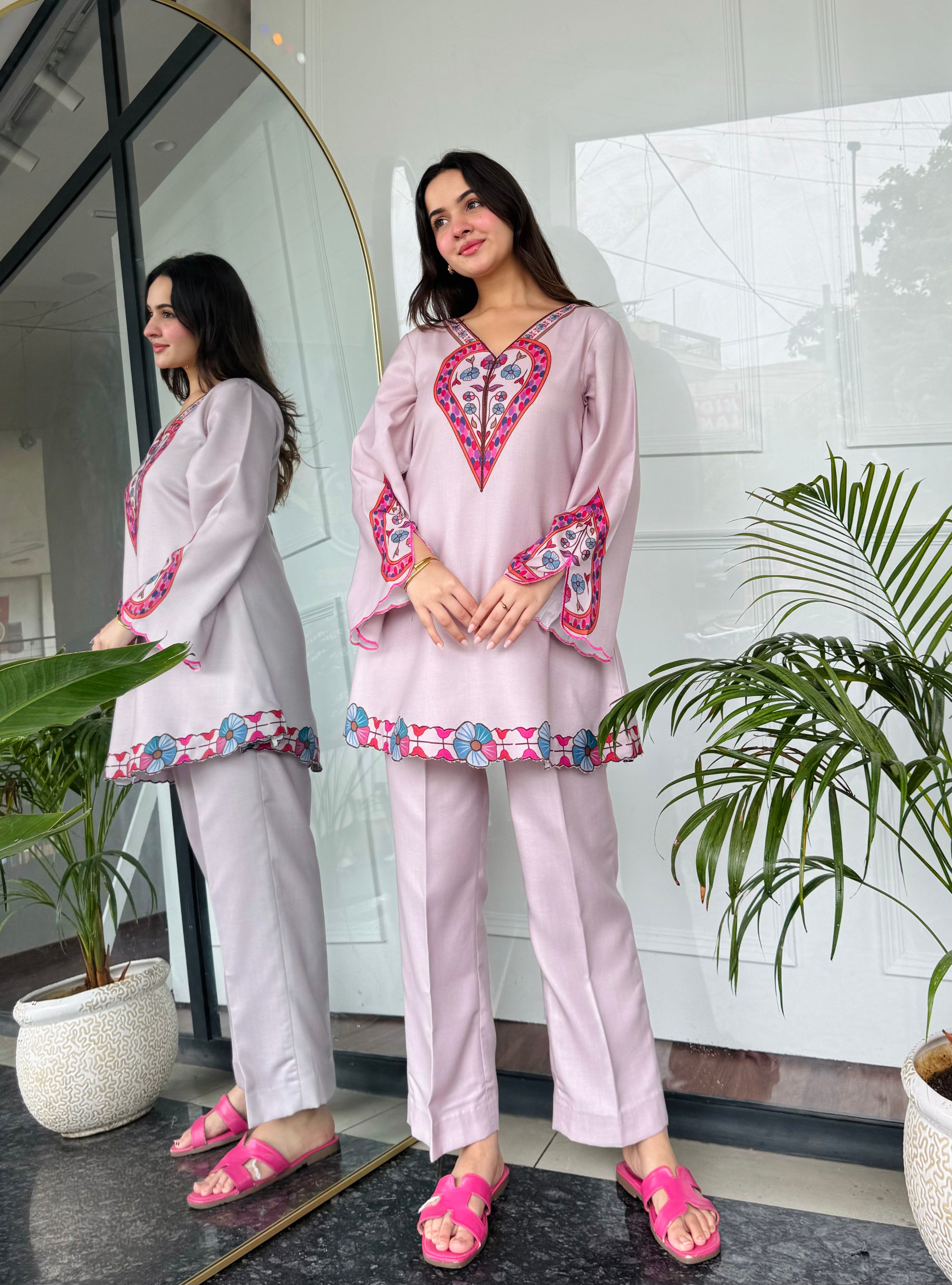 Blush Heart Kurta Set