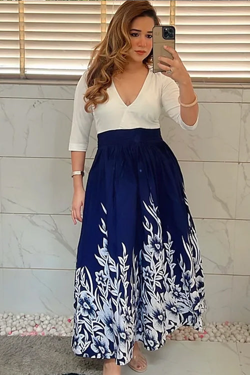 Sapphire Luxe Gown