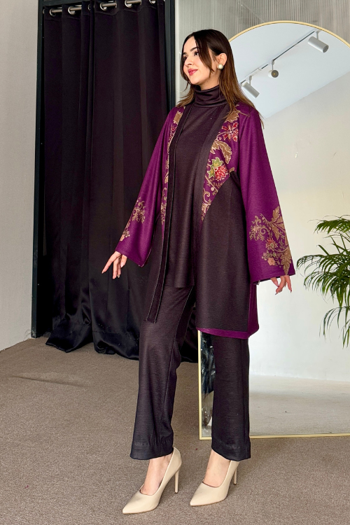 Two Tone Winter 3 Piece Set