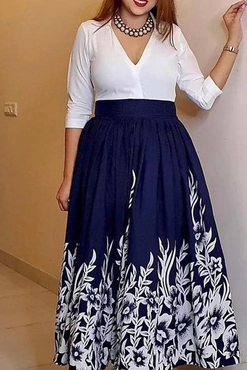 Sapphire Luxe Gown