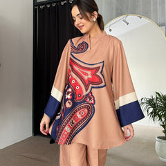 Earthy Brown Winter Kurta Set