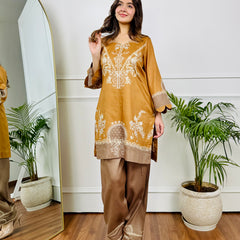 Mustard Mirage Kurta Set