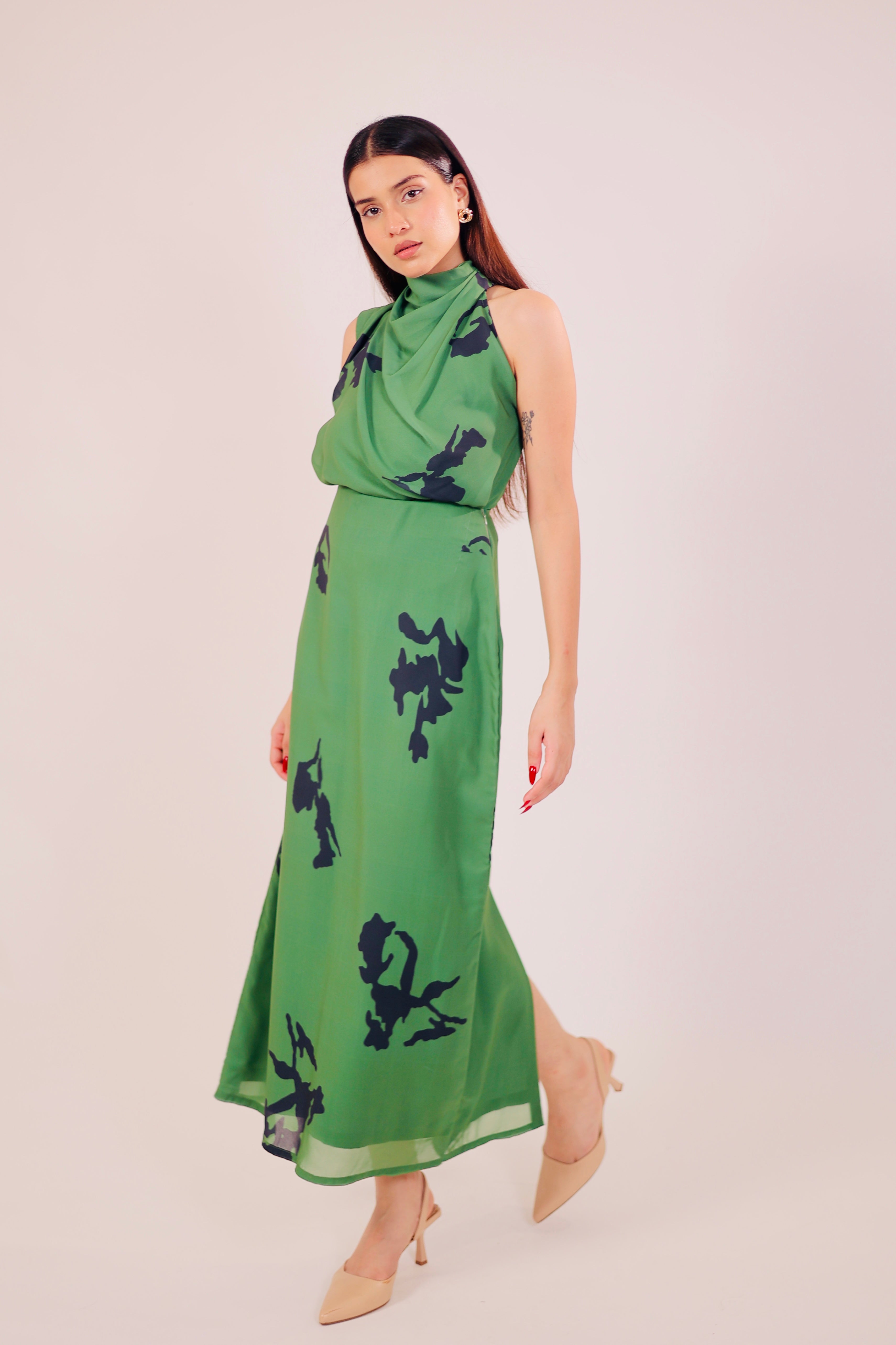 Green Envy Skirt Set