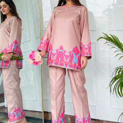 Mocha Rose Kurta Set
