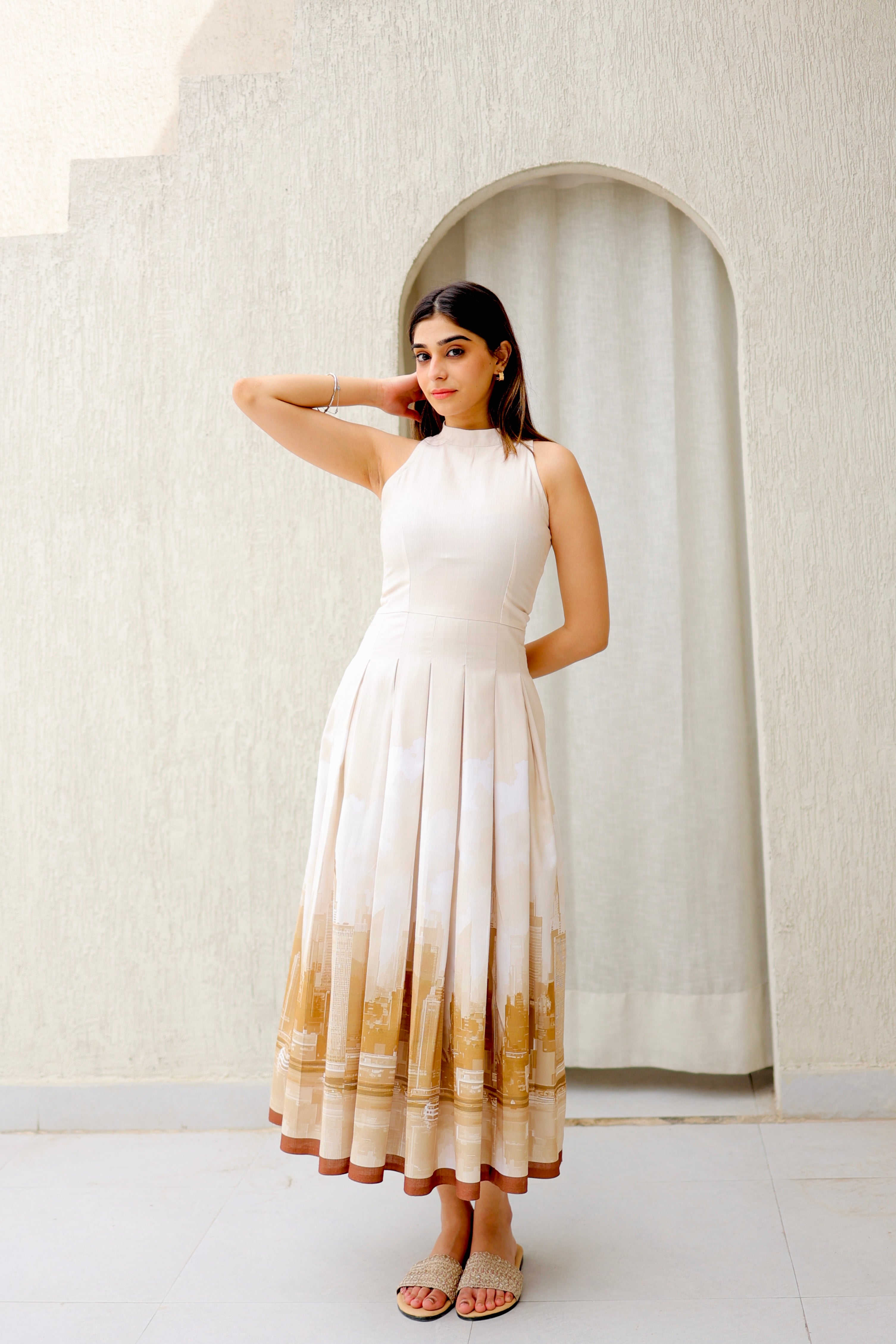Sunlit Breeze Summer Dress