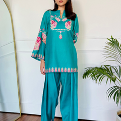 Green Serenity Kurta Set