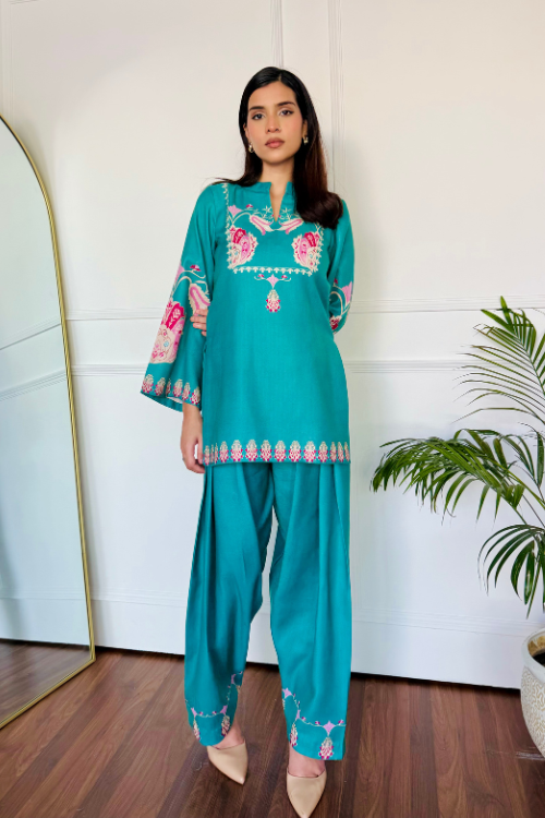Green Serenity Kurta Set