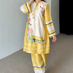 Yellow Festive Kurta Set
