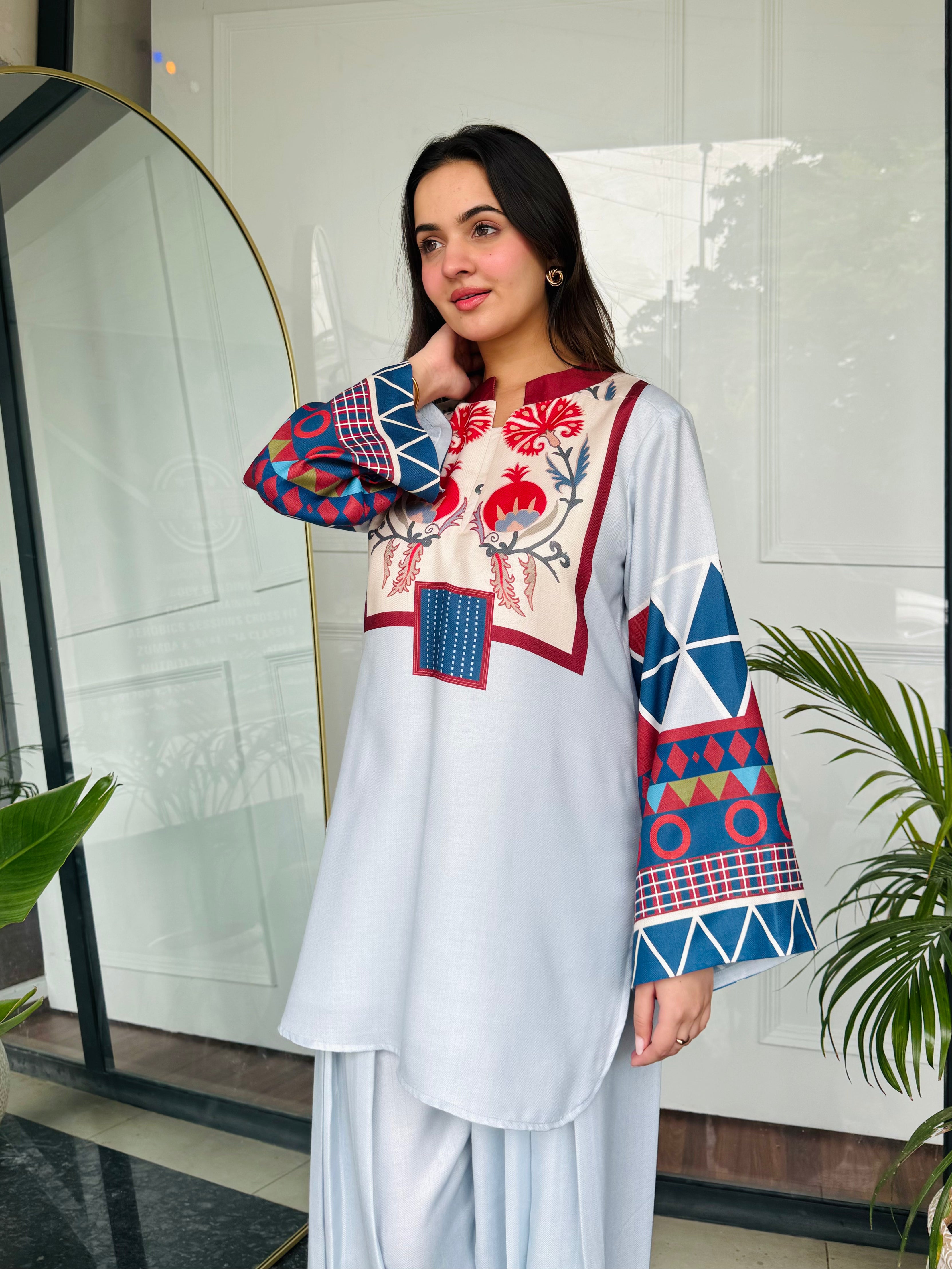 Blue Essence Kurta Set