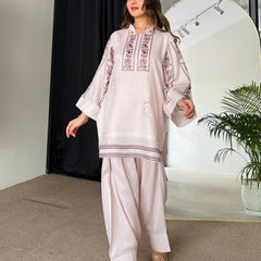 Dusky Petal Kurta Set