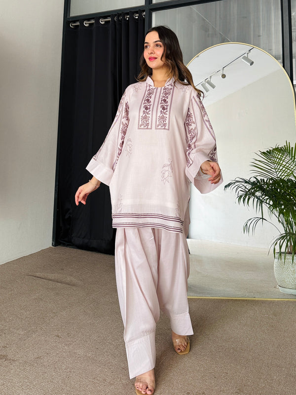 Dusky Petal Kurta Set