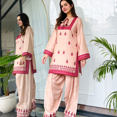 Beige Royale Farshi Salwaar Set
