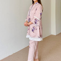 Mahira Beige Floral Festive Kurta Set