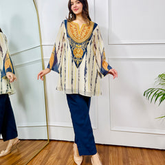 Lunar Indigo Festive Kurta Set
