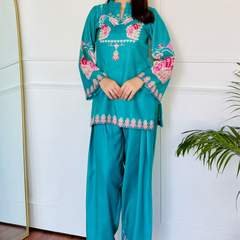 Green Serenity Kurta Set