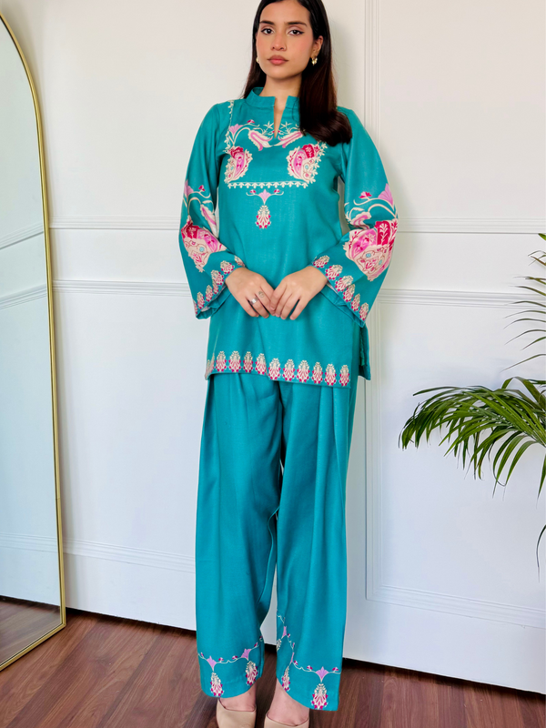 Green Serenity Kurta Set