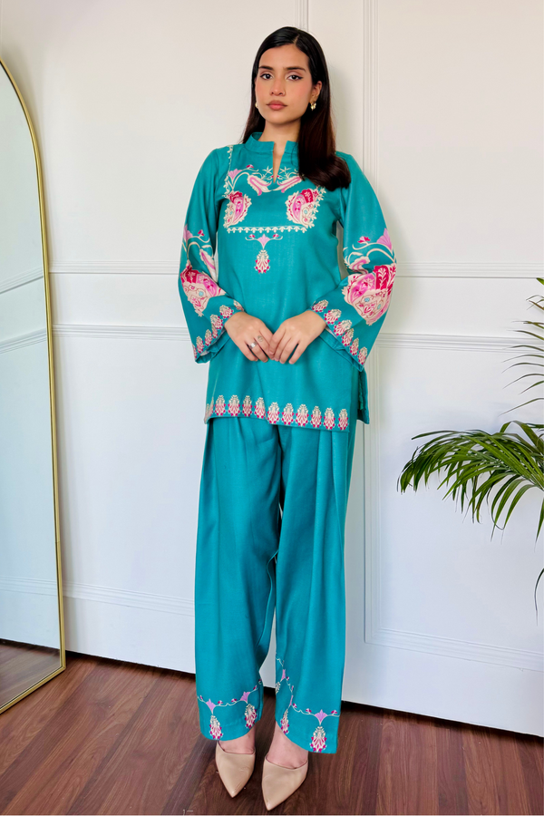 Green Serenity Kurta Set