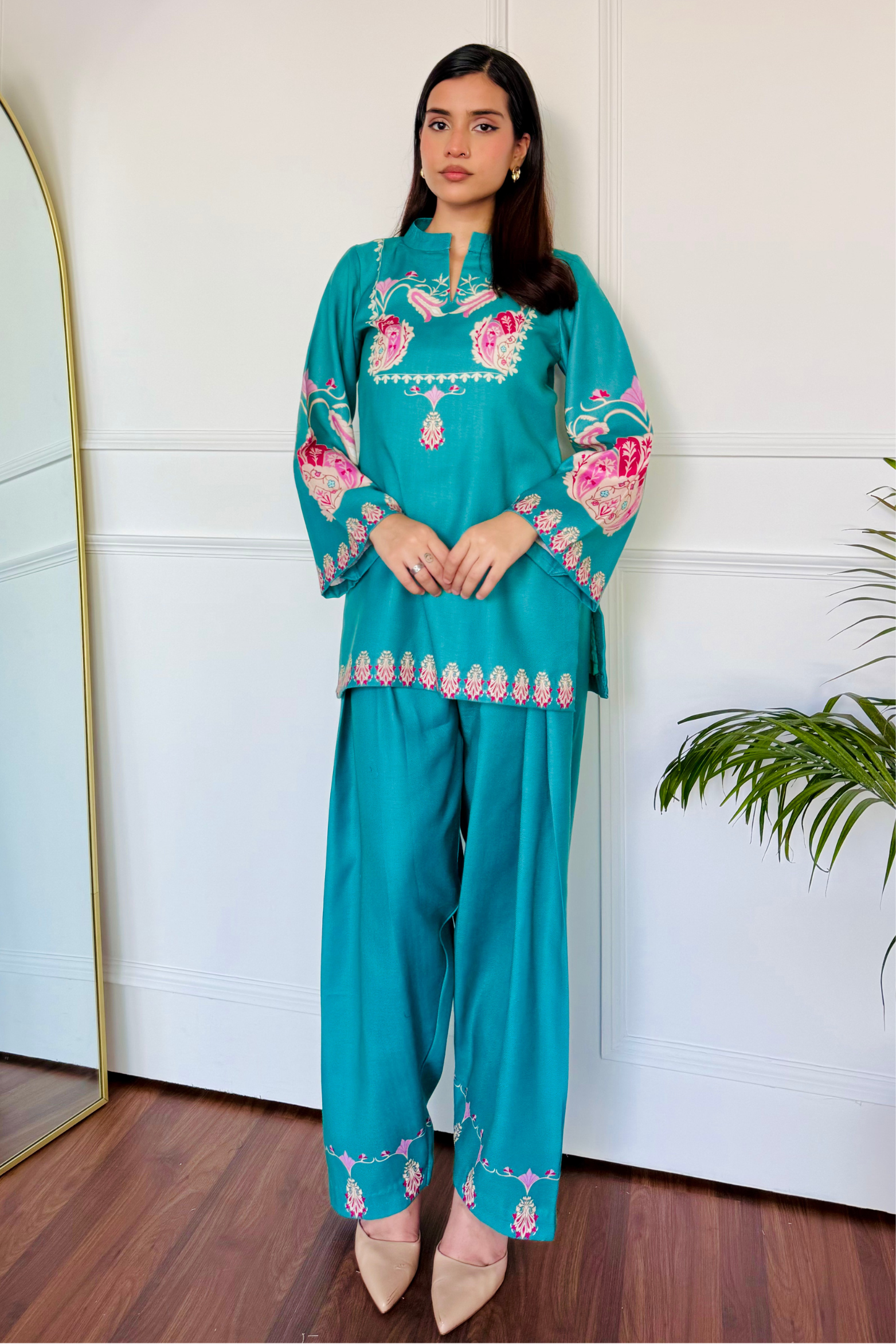 Green Serenity Kurta Set