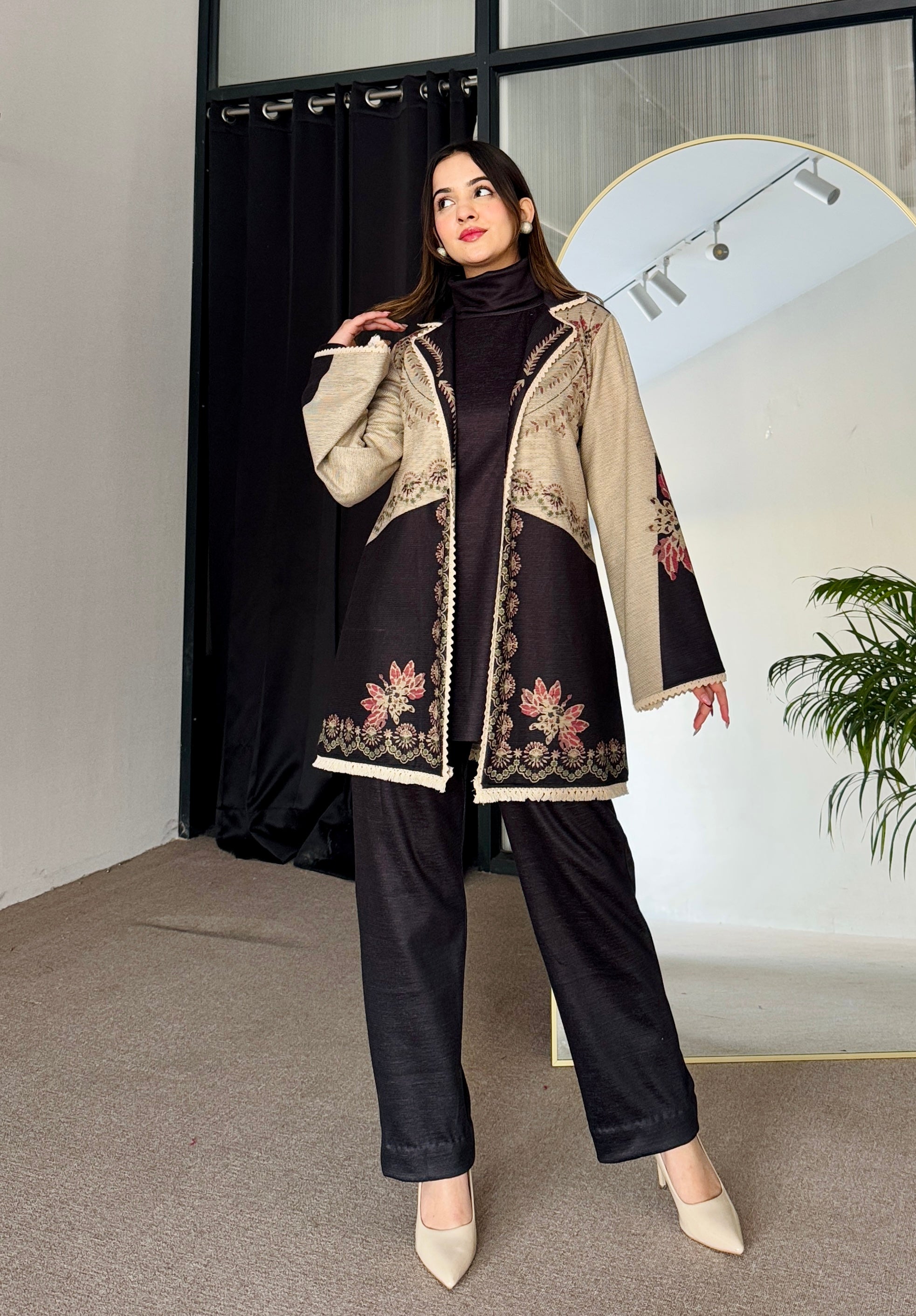 Midnight Blossom Winter 3 Piece Set