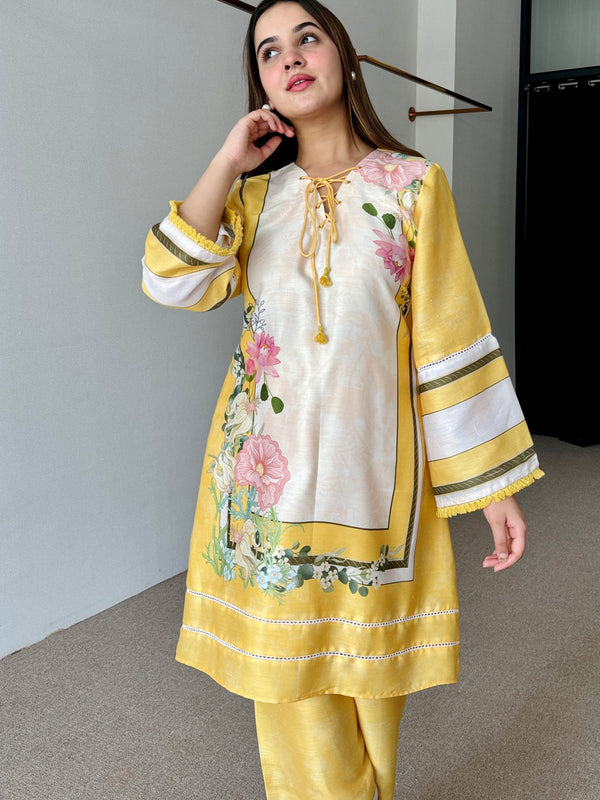 Yellow Festive Kurta Set