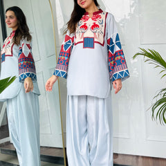 Blue Essence Kurta Set