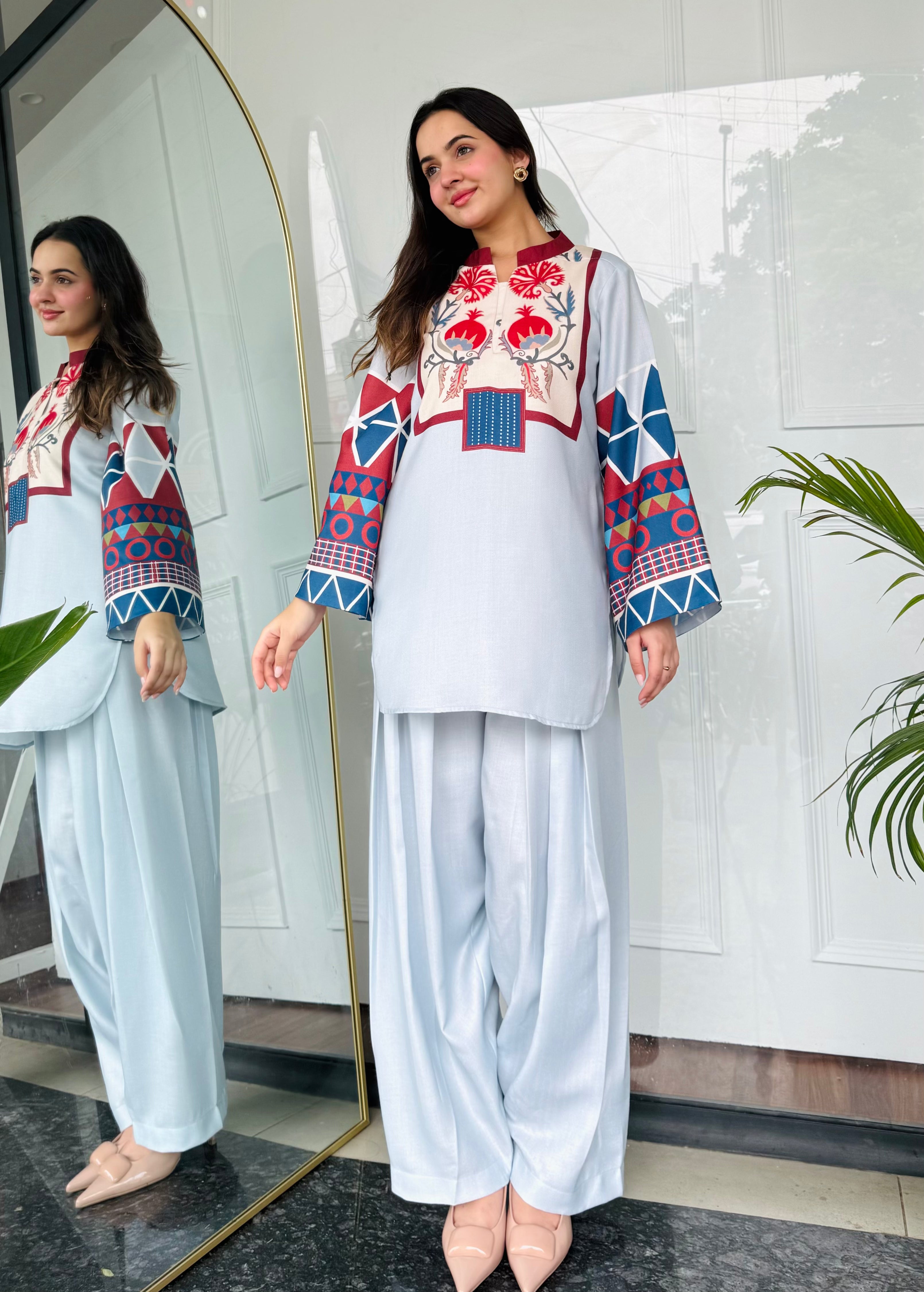 Blue Essence Kurta Set