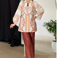 Cinammon Bliss Winter Kurta Set