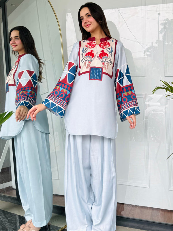 Blue Essence Kurta Set